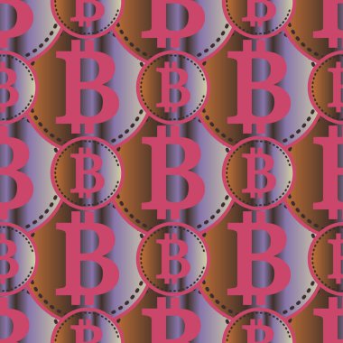 bitcoins parlak parlak pahalı sikkeleri ile Seamless modeli 