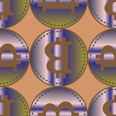 bitcoins parlak parlak pahalı sikkeleri ile Seamless modeli 