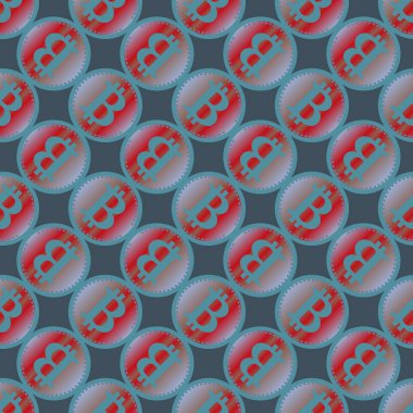 bitcoins parlak parlak pahalı sikkeleri ile Seamless modeli 