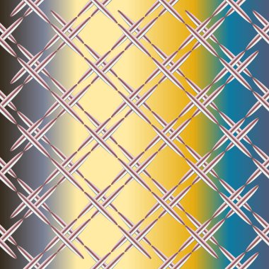 Metal ızgara Dikişsiz desen vektör çizim.