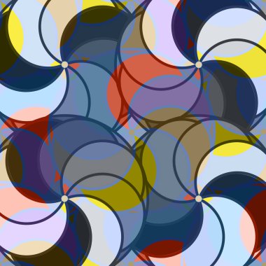 soyut geometrik renk desenli vektör çizimi