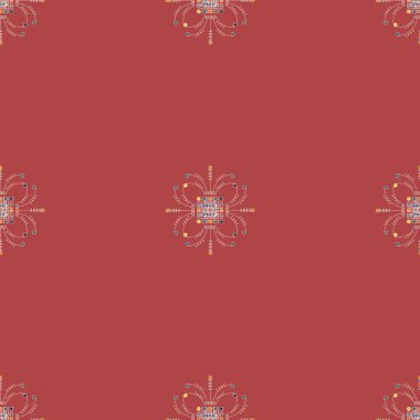 Vintage seamless modeli, vektör çizim 