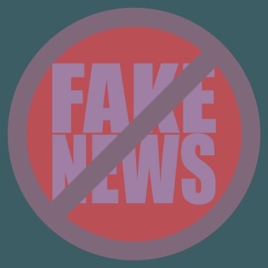 Logo sahte haberlerle kavramsal seamless modeli. İnsanlığın küresel sorunları.