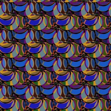 soyut geometrik renk desenli vektör çizimi