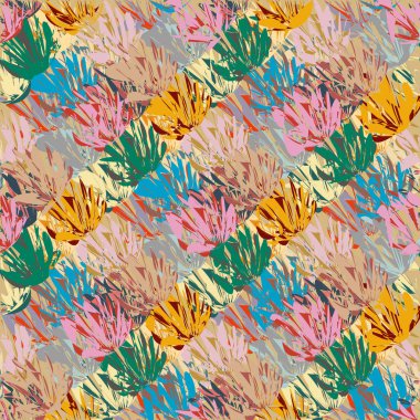 Soyut renkli seamless modeli, arka plan