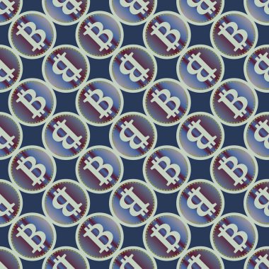 bitcoins parlak parlak pahalı sikkeleri ile Seamless modeli 