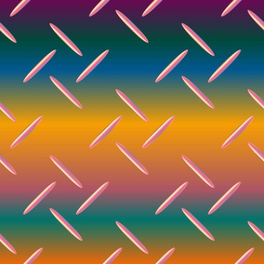 Metal ızgara Dikişsiz desen vektör çizim.