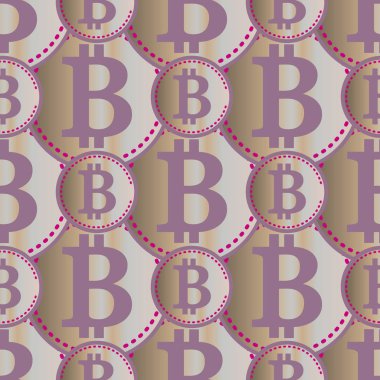 bitcoins parlak parlak pahalı sikkeleri ile Seamless modeli 