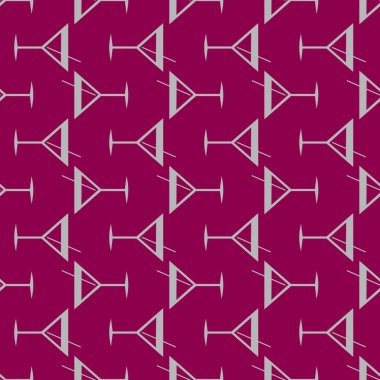 Tropik kokteyller renkli seamless modeli