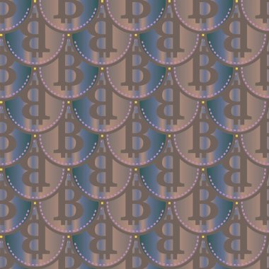 bitcoins parlak parlak pahalı sikkeleri ile Seamless modeli 