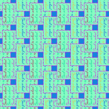 Okul hazırlıkları, arka plan için yeni dikişsiz desen. 