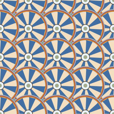 soyut geometrik renk desenli vektör çizimi