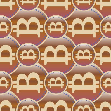 bitcoins parlak parlak pahalı sikkeleri ile Seamless modeli 