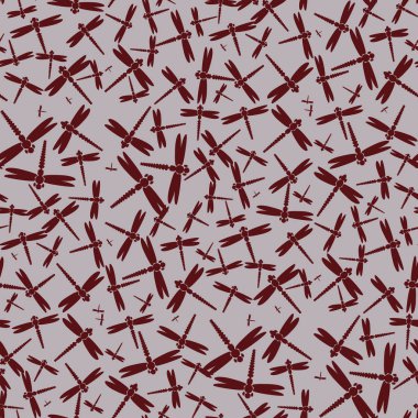 Dekoratif renkli seamless modeli ile şirin yusufçuk