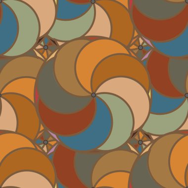 soyut geometrik renk desenli vektör çizimi