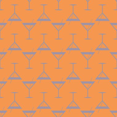 Tropik kokteyller renkli seamless modeli