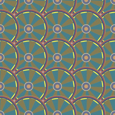 soyut geometrik renk desenli vektör çizimi