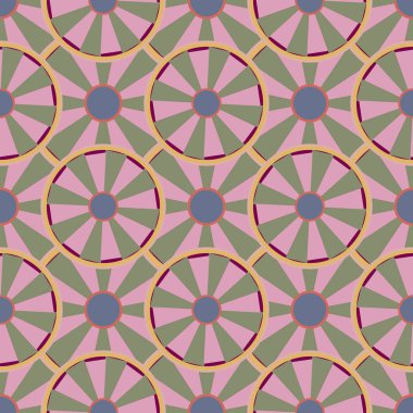 soyut geometrik renk desenli vektör çizimi