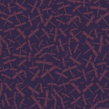 Dekoratif renkli seamless modeli ile şirin yusufçuk