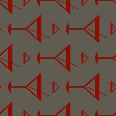 Tropik kokteyller renkli seamless modeli