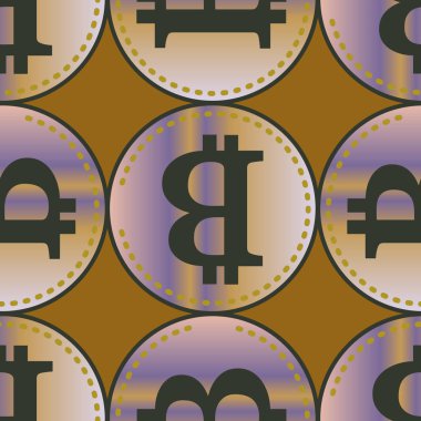 bitcoins parlak parlak pahalı sikkeleri ile Seamless modeli 