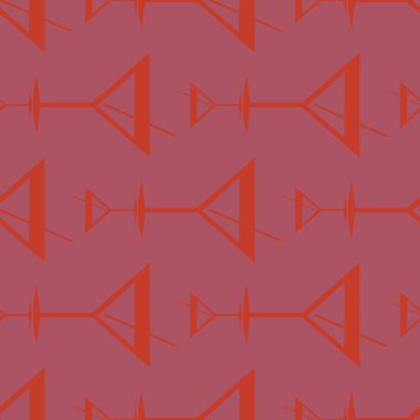 Tropik kokteyller renkli seamless modeli