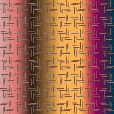 Metal ızgara Dikişsiz desen vektör çizim.