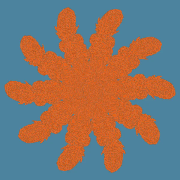 Stil zentangle yeni simetrik mandala doodle ile sanat esin kaynağı oldu. Duvar kağıdı, desen dolgularını, web sayfaları, yüzey dokuları için dekoratif nesne-ebilmek var olmak kullanılmış.