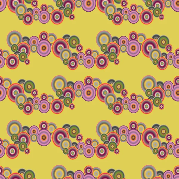 Soyut geometrik renkli seamless modeli daireler, arka plan ile