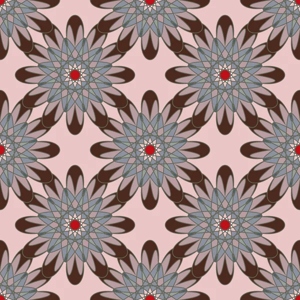  soyut çiçek geometrik Dikişsiz desen arka planı için