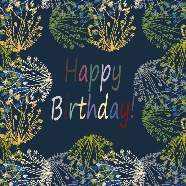 Soyut zentangle sanat oyma kart tasarımı doodle ile parlak renklerde ilham.