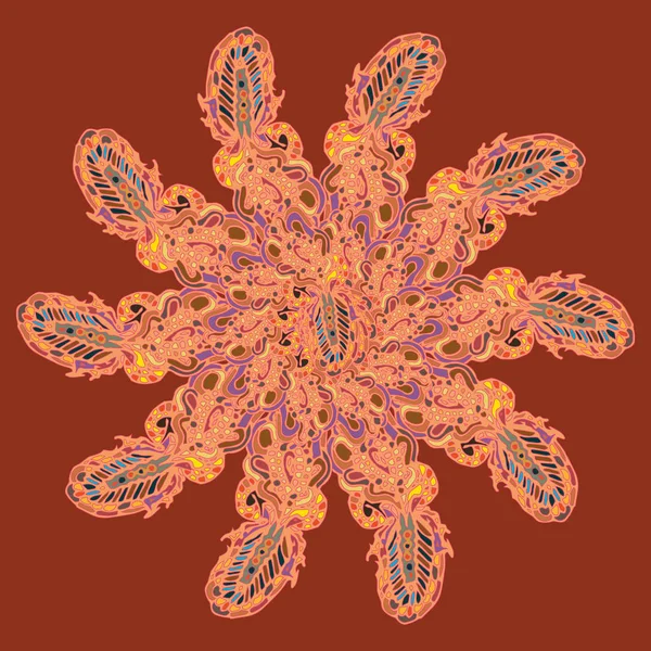 Stil zentangle yeni simetrik mandala doodle ile sanat esin kaynağı oldu. Duvar kağıdı, desen dolgularını, web sayfaları, yüzey dokuları için dekoratif nesne-ebilmek var olmak kullanılmış.