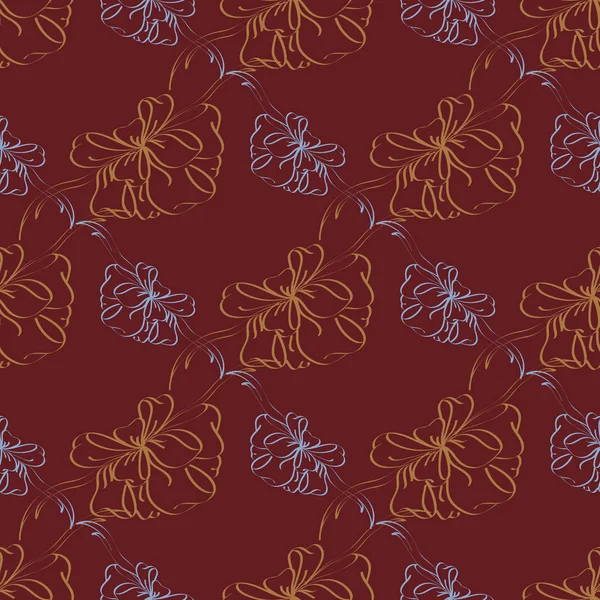 Çok renkli yay ve kurdeleler parlak seamless modeli.