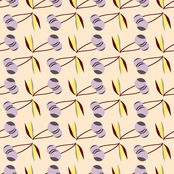 kiraz seamless modeli. Tekstil Ambalaj ve duvar kağıtları için iyi.