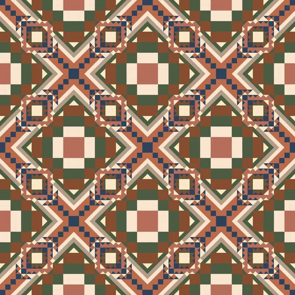 Geometrik etnik desen sorunsuz tasarım arka plan veya duvar kağıdı için