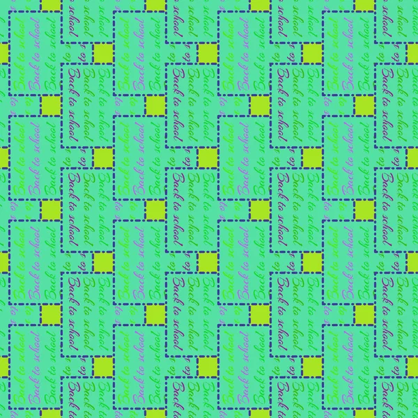 Okul hazırlıkları, arka plan için yeni dikişsiz desen. 