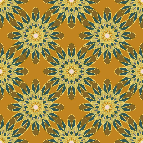  soyut çiçek geometrik Dikişsiz desen arka planı için