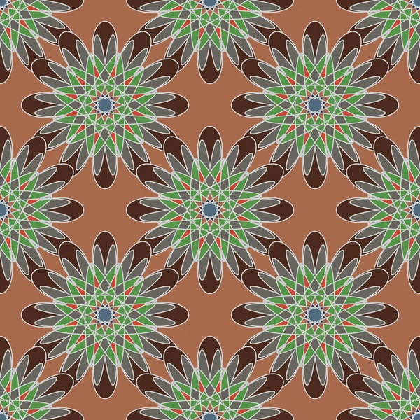  soyut çiçek geometrik Dikişsiz desen arka planı için