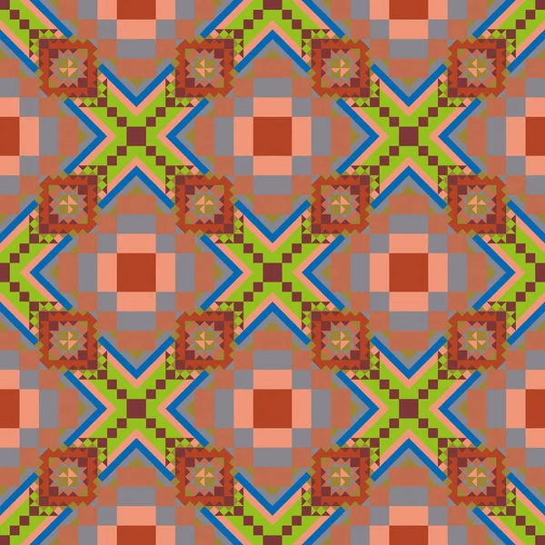 Geometrik etnik desen sorunsuz tasarım arka plan veya duvar kağıdı için