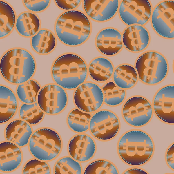 bitcoins parlak parlak pahalı sikkeleri ile Seamless modeli 