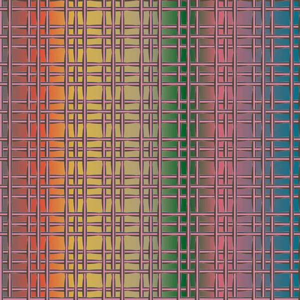 Векторная Иллюстрация Бесшовного Рисунка Металлической Решетки — стоковый вектор