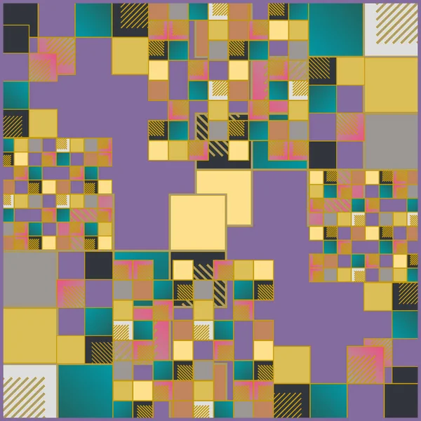 Abstracto Geométrico Patrón Inconsútil Colorido — Archivo Imágenes Vectoriales