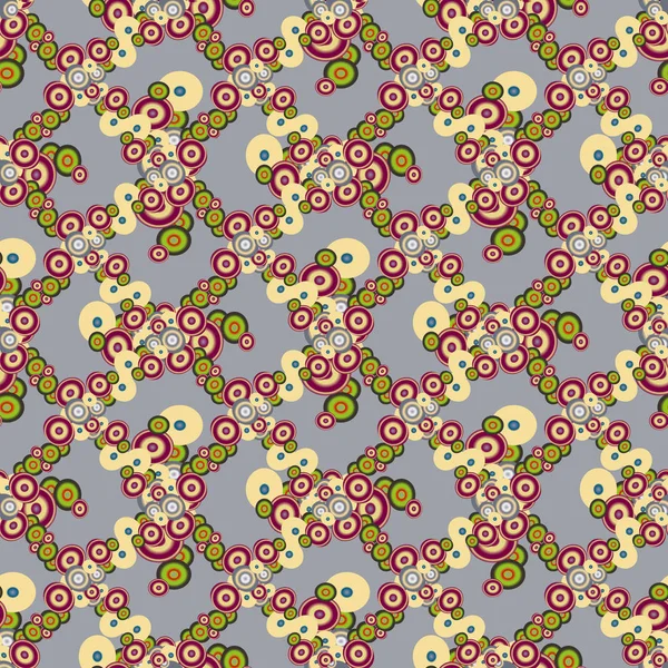 Soyut geometrik renkli seamless modeli daireler, arka plan ile