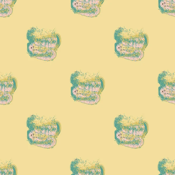 Bulutlar Dikişsiz desen şeklinde suluboya soyut leke.