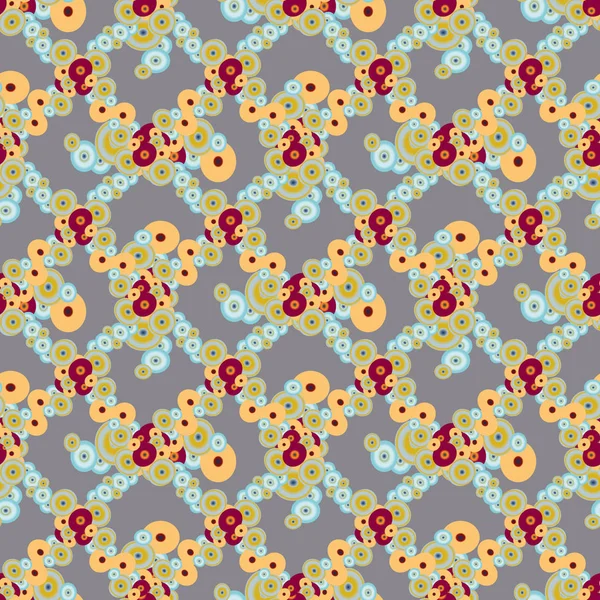 Soyut geometrik renkli seamless modeli daireler, arka plan ile