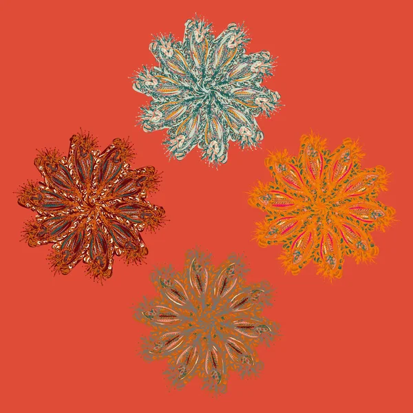 Stil zentangle yeni simetrik mandala doodle ile sanat esin kaynağı oldu. Duvar kağıdı, desen dolgularını, web sayfaları, yüzey dokuları için dekoratif nesne-ebilmek var olmak kullanılmış.