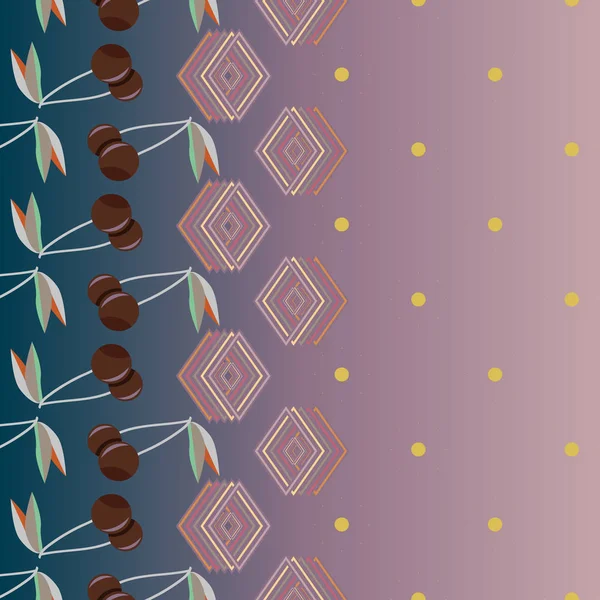 kiraz seamless modeli. Tekstil Ambalaj ve duvar kağıtları için iyi.