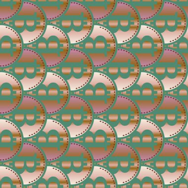 bitcoins parlak parlak pahalı sikkeleri ile Seamless modeli 