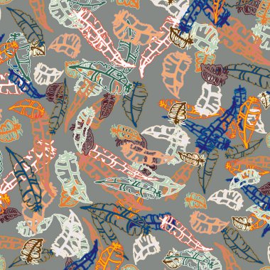 Tüyler, vektör çizim ile zemin 