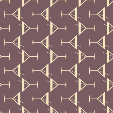 Tropik kokteyller renkli seamless modeli